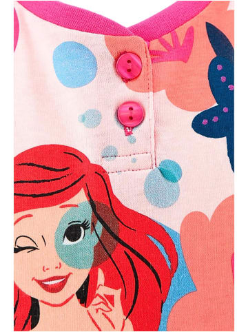 Disney Princess Schlafanzug kurz Disney Princess Arielle in Pink