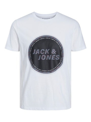 Jack & Jones T-Shirt JCOFRIDAY DENIM in Weiß