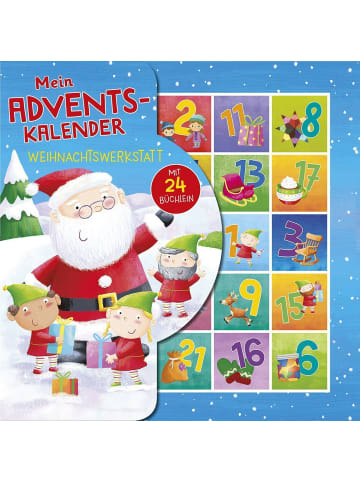 Schwager & Steinlein Mein Adventskalender Wichtel-Weihnachtswerkstatt | 24 Büchlein aus stabiler...