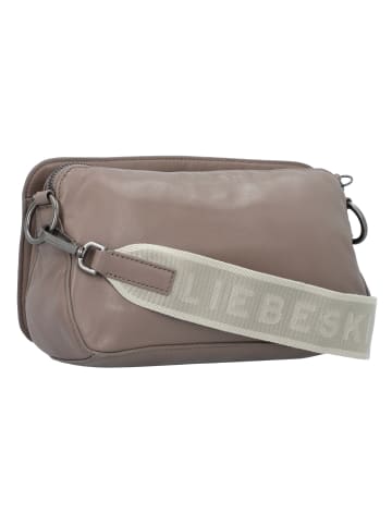 LIEBESKIND BERLIN Clarice Umhängetasche Leder 27 cm in neutral gray