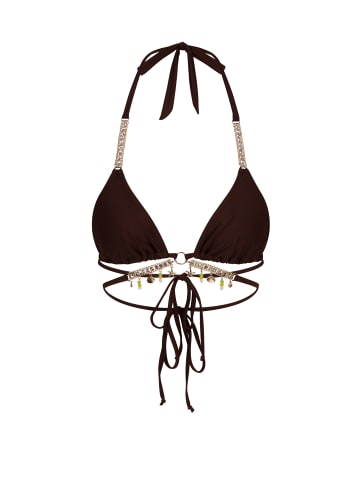 Moda Minx Bikini Top Seychelles in Coffee