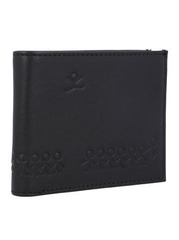 oxmox Leather Geldbörse RFID Schutz Leder 10.5 cm in jumping jack
