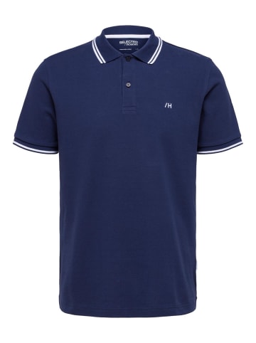 SELECTED HOMME Poloshirt SLHDANTE SPORT in Blau