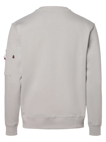 Alpha Industries Sweatshirt in hellgrau