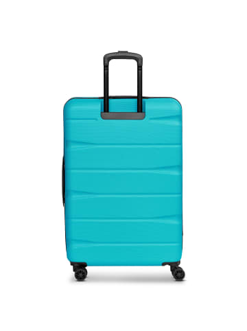 Franky Munich 4.0 4 Rollen Trolley L 76 cm mit Dehnfalte in aqua dull
