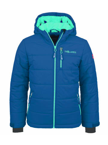 Trollkids Skijacke / Winterjacke "Hemsedal" in Mitternachtsblau / Minze dunkel