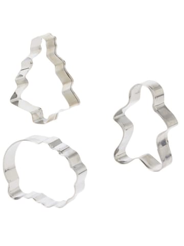 La Cucina Backset für Kinder MIRLI, Holzrolle und 3 Ausstechformen in Braun, 4 x 21 cm