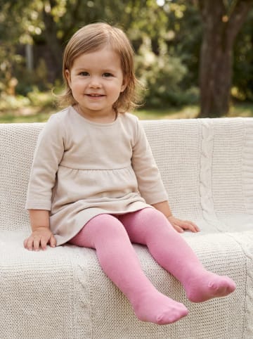 TupTam Mädchen Strickstrumpfhosen Bunt Gemustert 6er Pack in rosa/gelb