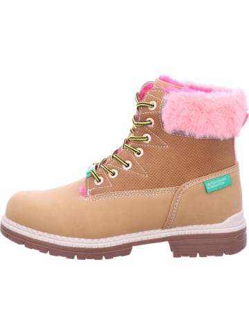 Benetton Damen Winterschuhe warm  in braun