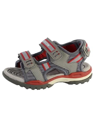 Geox Sandalen Kinder J Borealis B. D -Mesh+Wax.Syn Grau