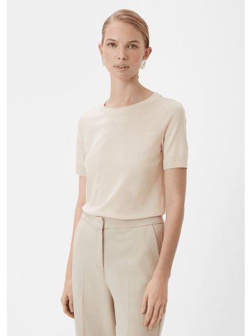 comma T-Shirt kurzarm in Beige