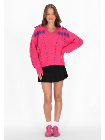 myMo Women Sweater in fuchsia