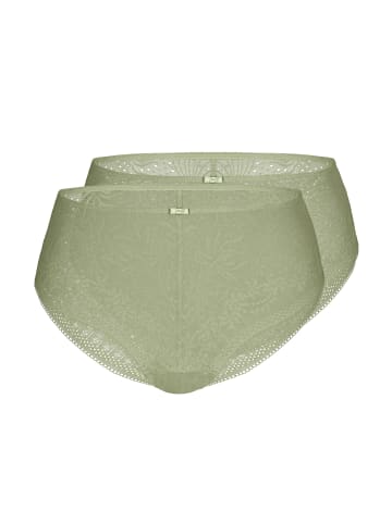 Sassa Panty 2er Pack in olive green