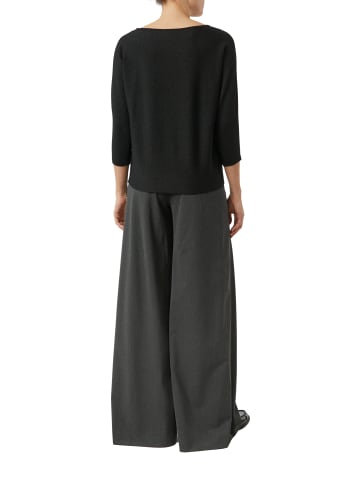 comma Strickpullover in schwarz - 0002