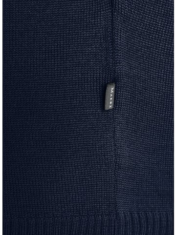 März Pullover Rollkragen 1/1 Arm in Blau