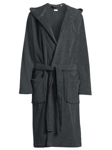 Seidensticker Morgenmantel Basic in Anthrazit