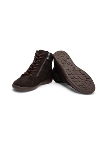 VITAFORM Softnubuk Stiefeletten in dunkelbraun