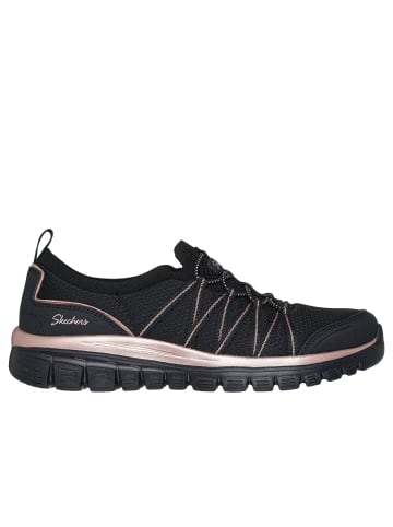 Skechers Slipper GRACEFUL-PURECRUSH in black/rose gold