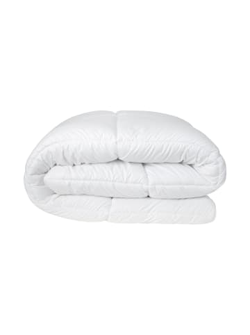 Schiesser Steppbett Feels Like Down, daunenähnliche Faserfüllung in Weiß