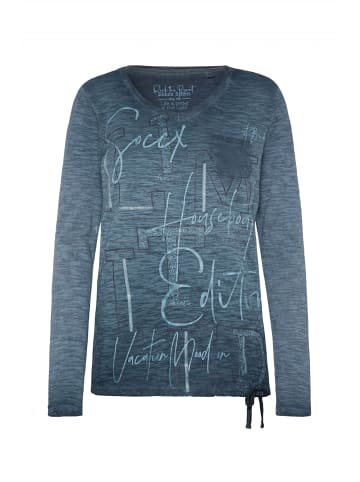 soccx Longsleeve 'Rock the Boat' in blau