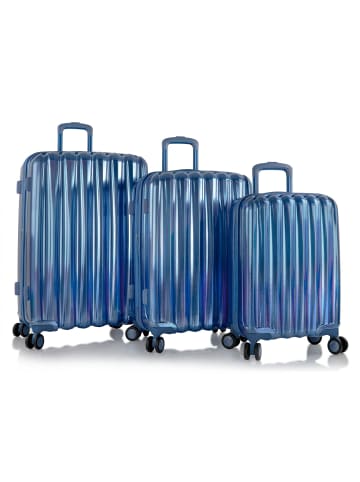 Heys Astro 4 Rollen Kofferset 3-teilig mit Dehnfalte in blue