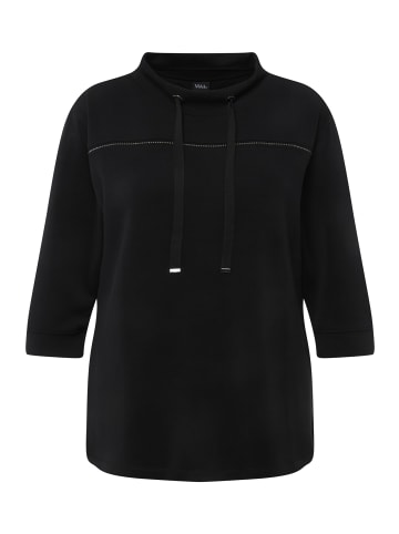 Ulla Popken Sweatshirt in schwarz