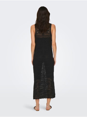 ONLY Kleid Sommer Beach Dress ärmelloses Box Fit in Schwarz-3