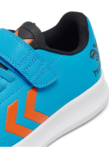 Hummel Sportschuh Top Star I.n. Jr in BLUE/ORANGE