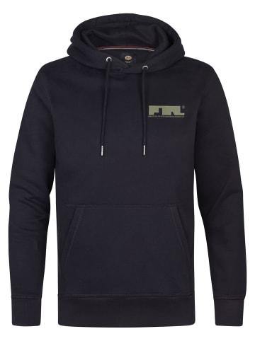 Petrol Industries Sportlicher Hoodie mit Logo Traverse in Schwarz