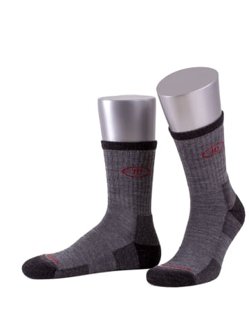 JD J. Dirks Outdoor-Funktions-Wollsocken OD35 in mittelgrau (03)