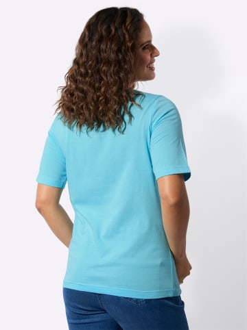 WITT WEIDEN Shirt-Set in aquamarin + aquamarin-weiß-geringelt