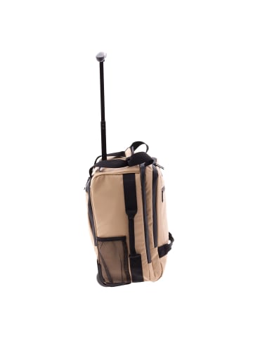 Gladiator 3900 2 Rollen Rucksacktrolley 40 cm Laptopfach in beige