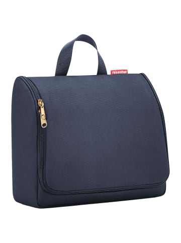 Reisenthel cosmetics toiletbag XL - Kulturbeutel 28 cm (summerstripes black) in midnight gold