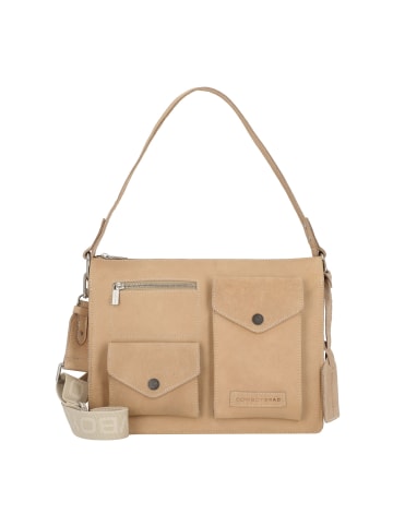 Cowboysbag Houston Schultertasche Leder 32 cm sand