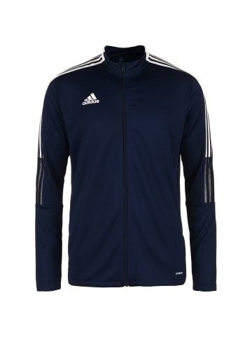 adidas Performance Trainingsjacke Tiro 21 in dunkelblau / weiß