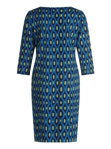 CARTOON Casual-Kleid mit Muster in Blau/Grün