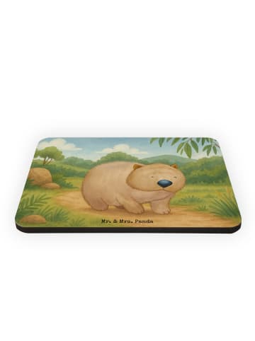 Mr. & Mrs. Panda Kühlschrankmagnet Wombat Design ohne Spruch in Weiß