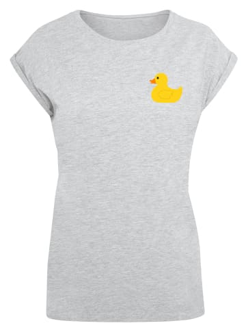 F4NT4STIC T-Shirt Yellow Rubber Duck SHORT SLEEVE in grau meliert