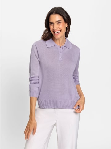 WITT WEIDEN Polopullover in flieder