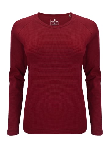 elkline Longsleeve Feel Free in redmelange