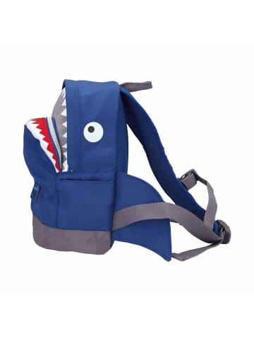 Depesche Rucksack Hai Underwater Dino World 27 x 22 cm in dunkelblau