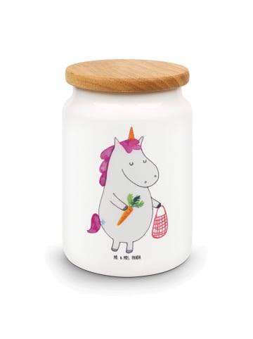 Mr. & Mrs. Panda behälter Einhorn Vegan ohne Spruch in Weiß