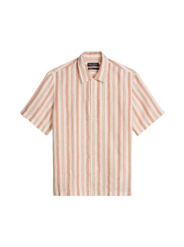 Marc O'Polo Kurzarm-Hemd regular in Medium Orange