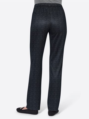 WITT WEIDEN Schlupfhose in rauchblau-gemustert