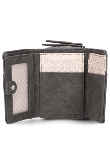 Zwei Eva EVW15 - Geldbörse 6cc 11 cm (black) in nubuk-stone