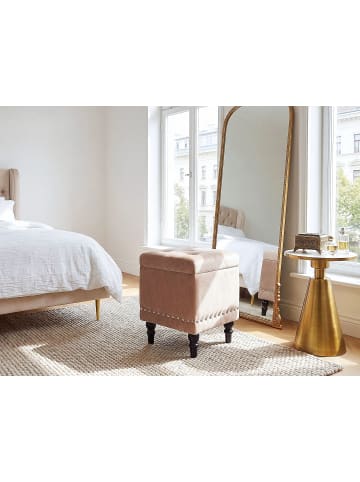 Pouf LORETTO in Beige - (W) 37 x (H) 40 x (L) 37 cm