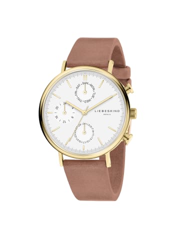 LIEBESKIND BERLIN Armbanduhr The Blue-Grey Multifunktion in gold