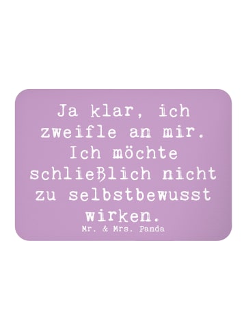 Mr. & Mrs. Panda Magnet Spruch Selbstzweifel Charm mit Spruch in Lavendeltraum