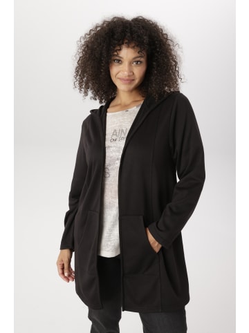 Aniston PLUS Sweatjacke in schwarz