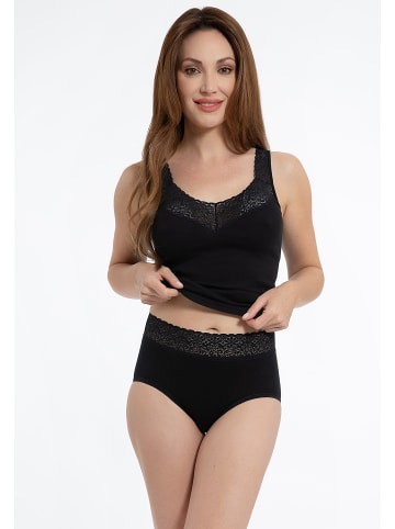 SPEIDEL Taillen Slip Natalie in Schwarz / weiß